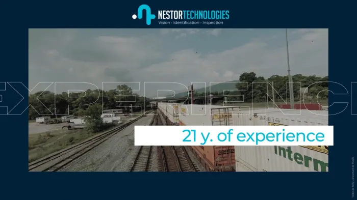 21 ans d'expérience pour NESTOR TECHNOLOGIES - voie de chemin de feravec train de fret