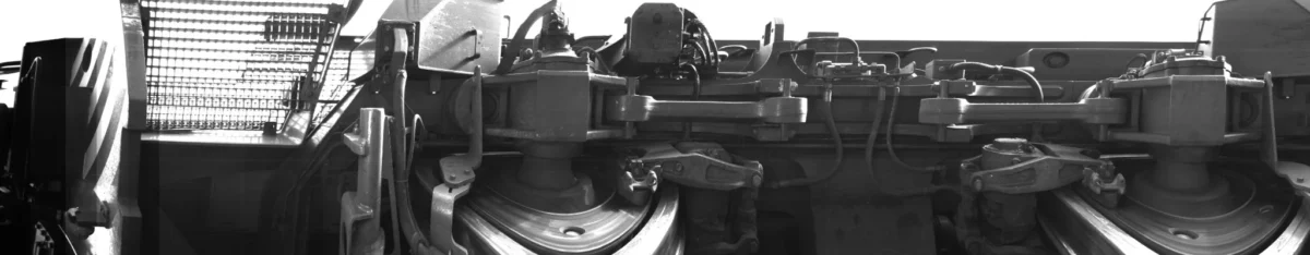 TREX-UVSST - Vue du coté bas d'un wagon - N&B